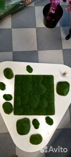 Мох искусственный 30*30