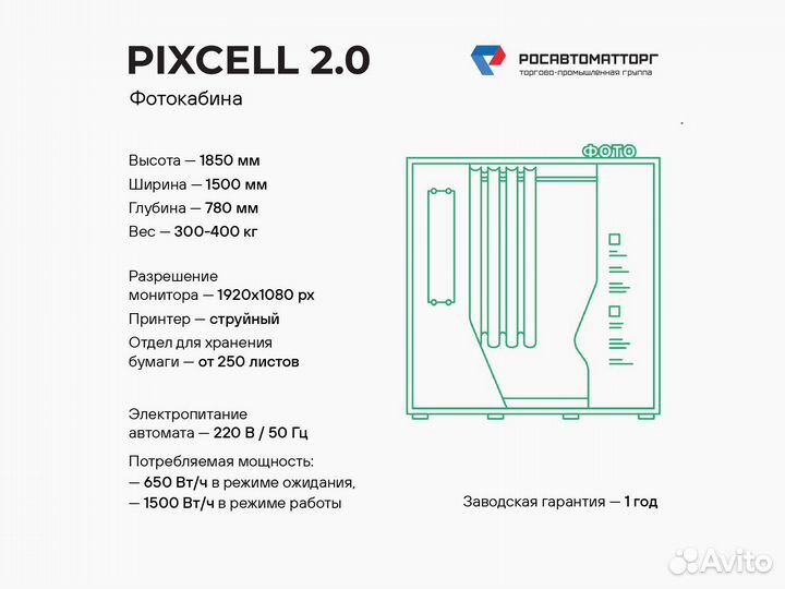 Бизнес под ключ. Фотокабина. Набережные Челны