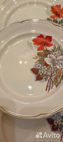 Тарелка плоская 20см. зик новые