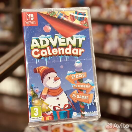 Advent Calendar Nintendo Switch, русские субтитры