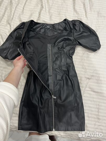 Платье bershka кожаное