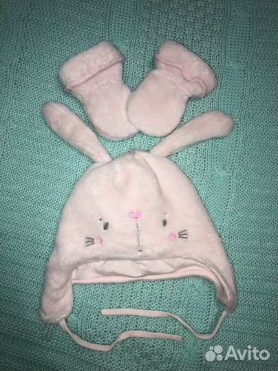 Новые шапочки Mothercare и H&M (6-12 мес)