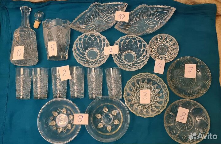 Хрусталь, стекло. СССР