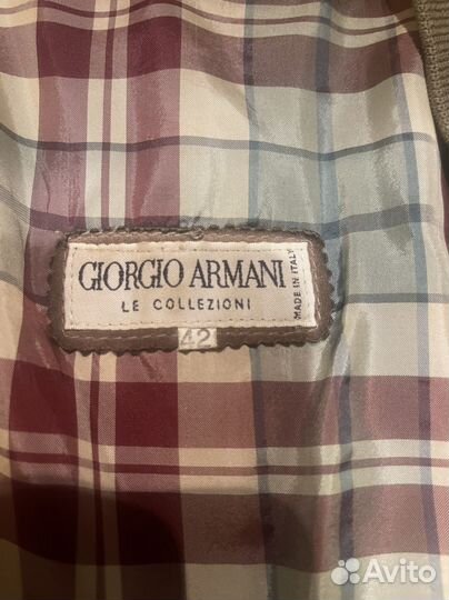 Замшевая куртка, Georgio Armani, L-XL, Оригинал