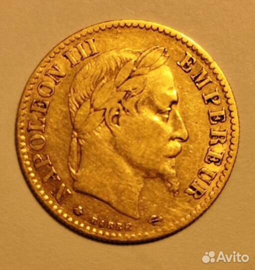 10 франков Наполеон III Золото 2 экз