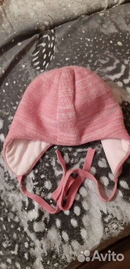 Шапка на девочку зимняя 50-52