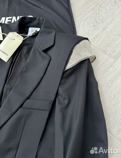 XS и S Vetements cut out жакет пиджак оригинал