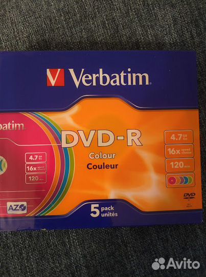 Диск DVD-R Verbatim 4.7Gb