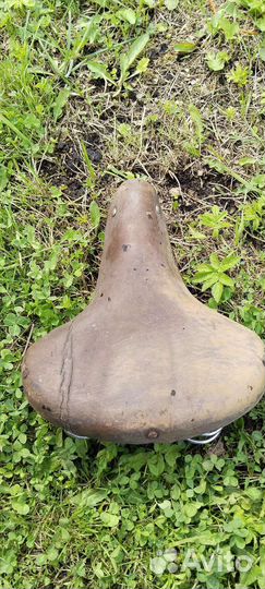 Седло для велосипеда кожаное СССР