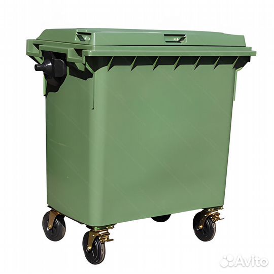 Мусорный пластиковый бак 770л-3909