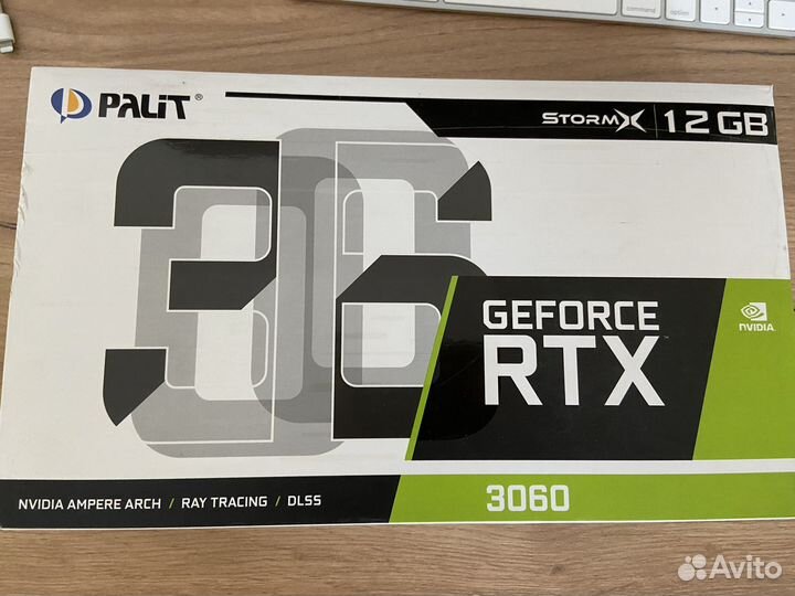 Видеокарта RTX 3060 stormx 12gb Palit чек днс