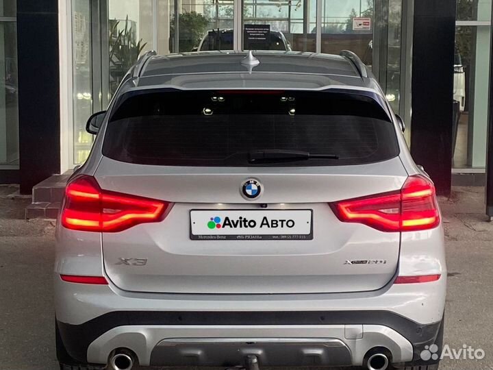 BMW X3 2.0 AT, 2018, 160 000 км