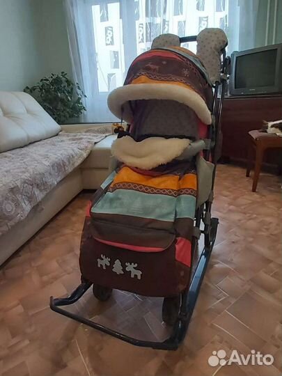 Коляска санки