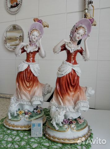 Большие фарфор. статуэтки Мейсен 30-е гг Германия