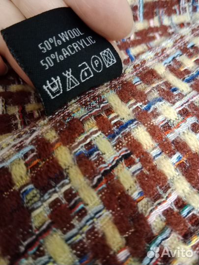 Новый палантин. Шерсть/акрил 50/50