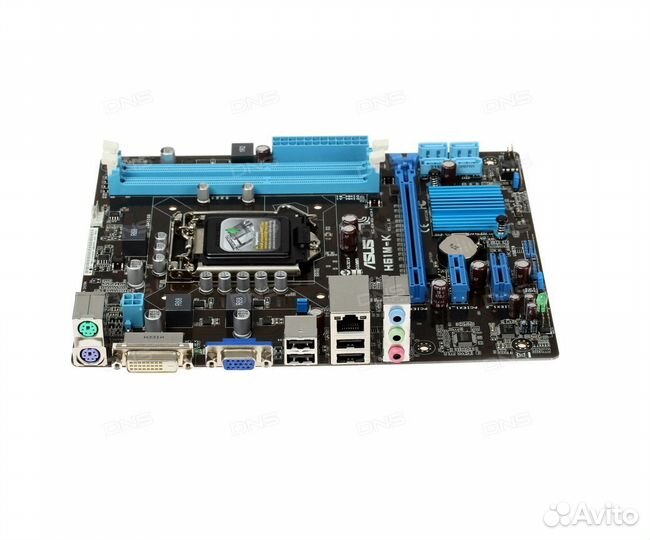 Материнская плата asus H61M-K (LGA1155)
