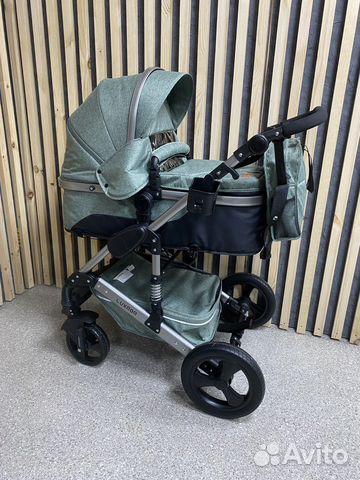 Коляска для детей с рождения Luxmom 555 2в1