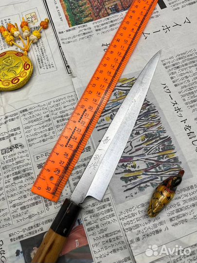 Японский кухонный нож Янагиба Shirogami N2