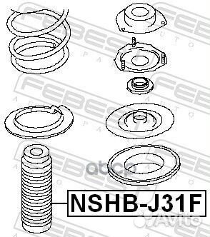 Пыльник переднего амортизатора nshbj31F Febest