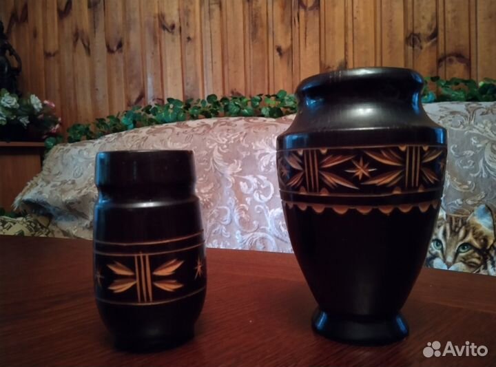 Деревянные вазочки СССР