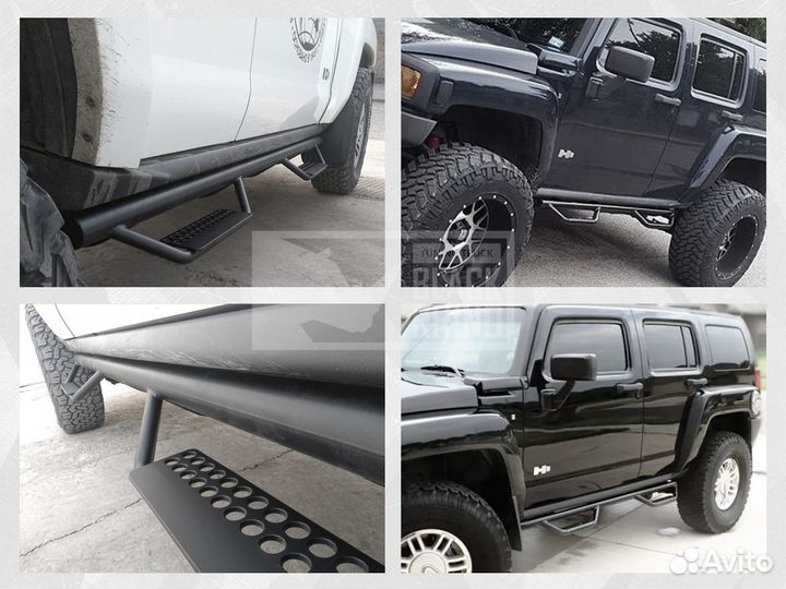 Силовые пороги / Hummer H3 / доставка по РФ