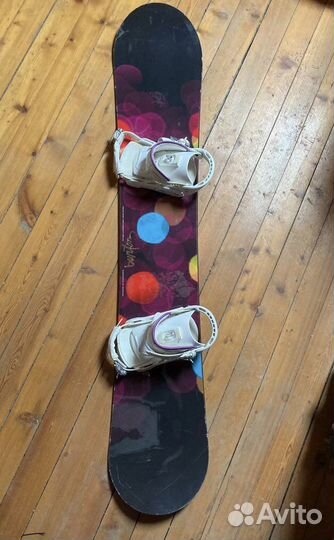 Доска для сноуборда с креплениями burton 150 см