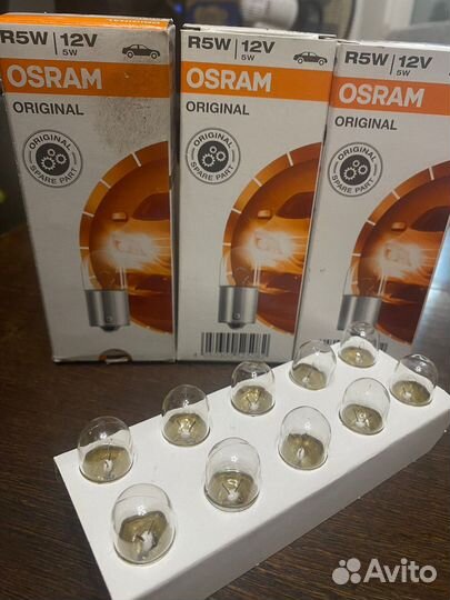Лампа Osram R5W 12V 5W BA15s