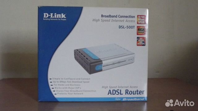 D-Link DSL-500T роутер
