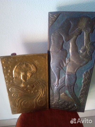 Икона. Чеканка. Подсвечник
