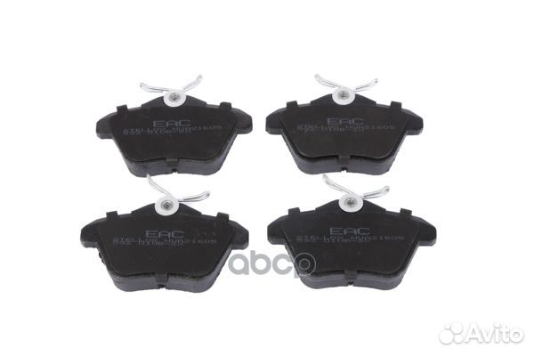 592 010BSX колодки дисковые задние с антискрип