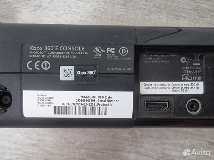 Xbox 360e лицензия оригинал
