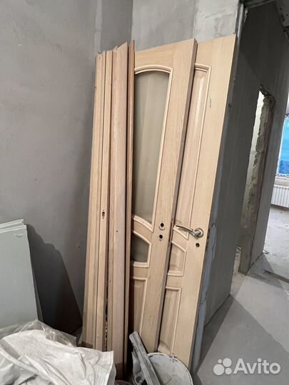 Двери 5 шт межкомнатные с коробкой