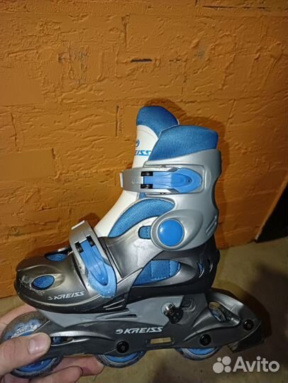 Роликовые коньки детские раздвижные