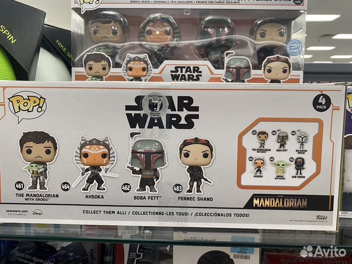 Набор Funko Star Wars #461, 464, 462, 483 - 4 шт