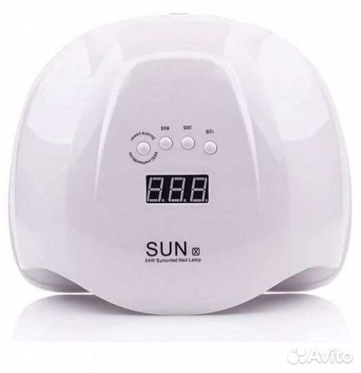 Лампа для маникюра для сушки ногтей Sun X 54Вт