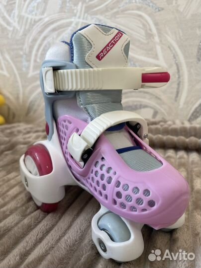 Раздвижные детские роликовые коньки Reaction