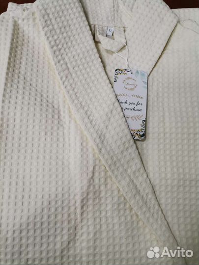 Халат мужской / женский вафельный с/без капюшона