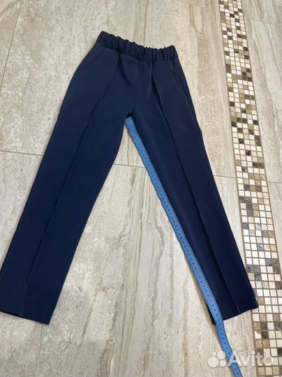 Школьный форма с брюками для девочки