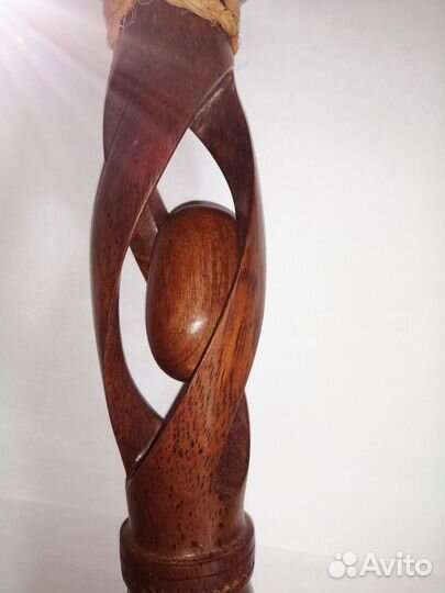 Вилка каннибала, сувенир из дерева, Фиджи