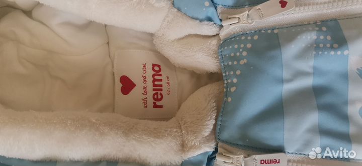 Комбинезон детский Reima Juures, голубой