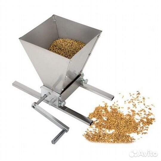 Мельница для солода двухвальцовая