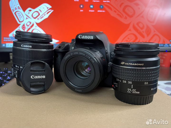 Зеркальный фотоаппарат canon 650d