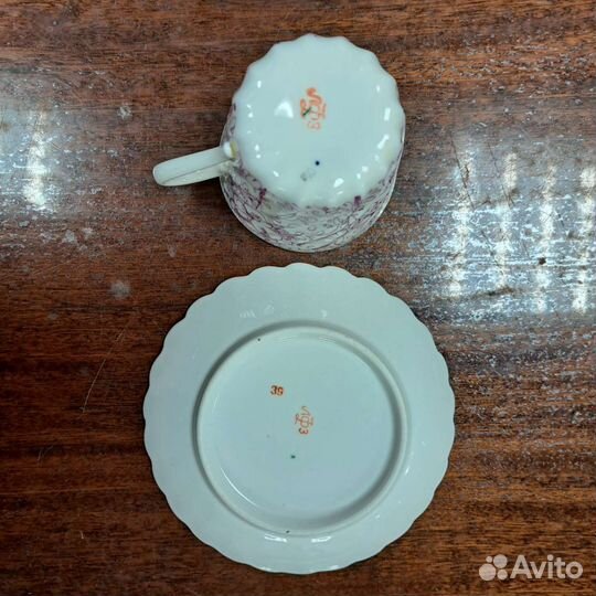 Чашка с блюдцем СССР