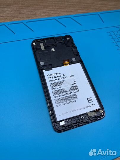 ZTE Blade L8. Дисплей в рамке. Оригинал