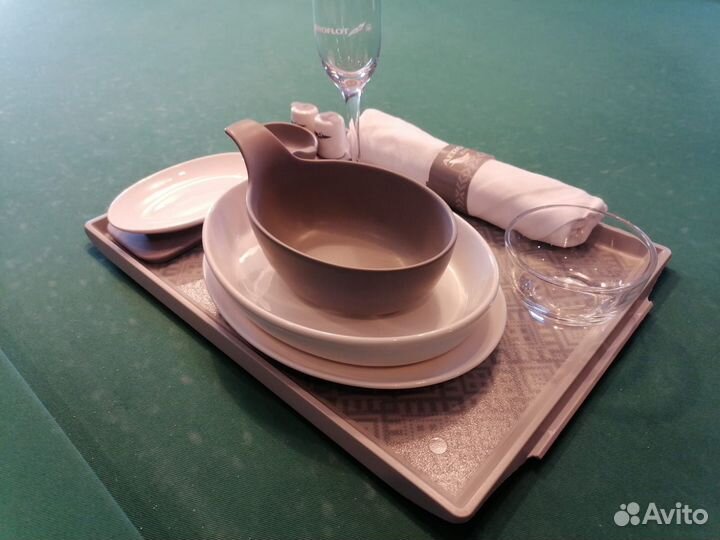 Набор столовой посуды Аэрофлот фарфор