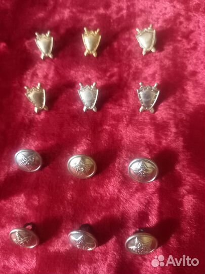 Пуговицы и знаки с Милицейской формы СССР,новые