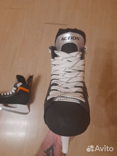 Коньки ледовые, Action, 41 размер