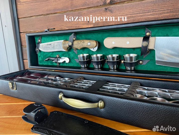 Шампура / Подарочный шашлычный набор