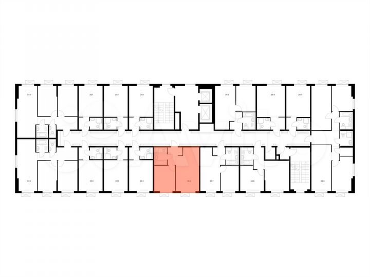 1-к. апартаменты, 38,3 м², 4/14 эт.