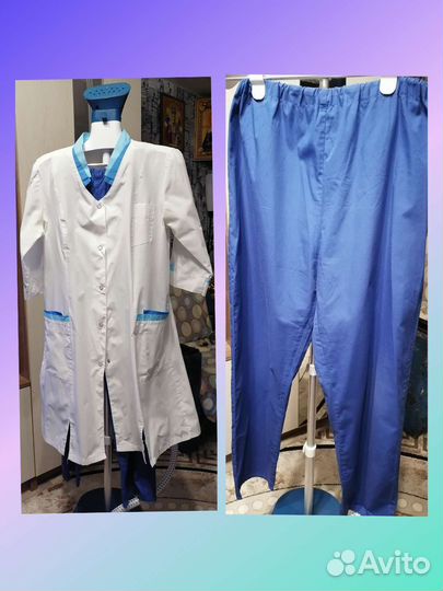 Халат и костюмы.1и 2 фото новые, 3 фото б/у